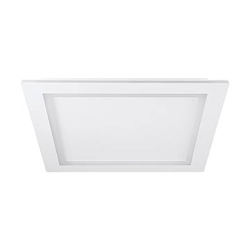 Plafoniera Contemporanea Padrogiano-Z Acciaio Bianco Luce Led Integrato 35,5W