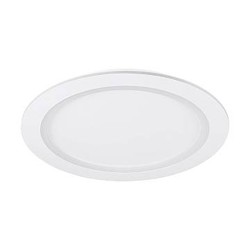Plafoniera Contemporanea Padrogiano-Z Acciaio Bianco Luce Led Integrato 35W