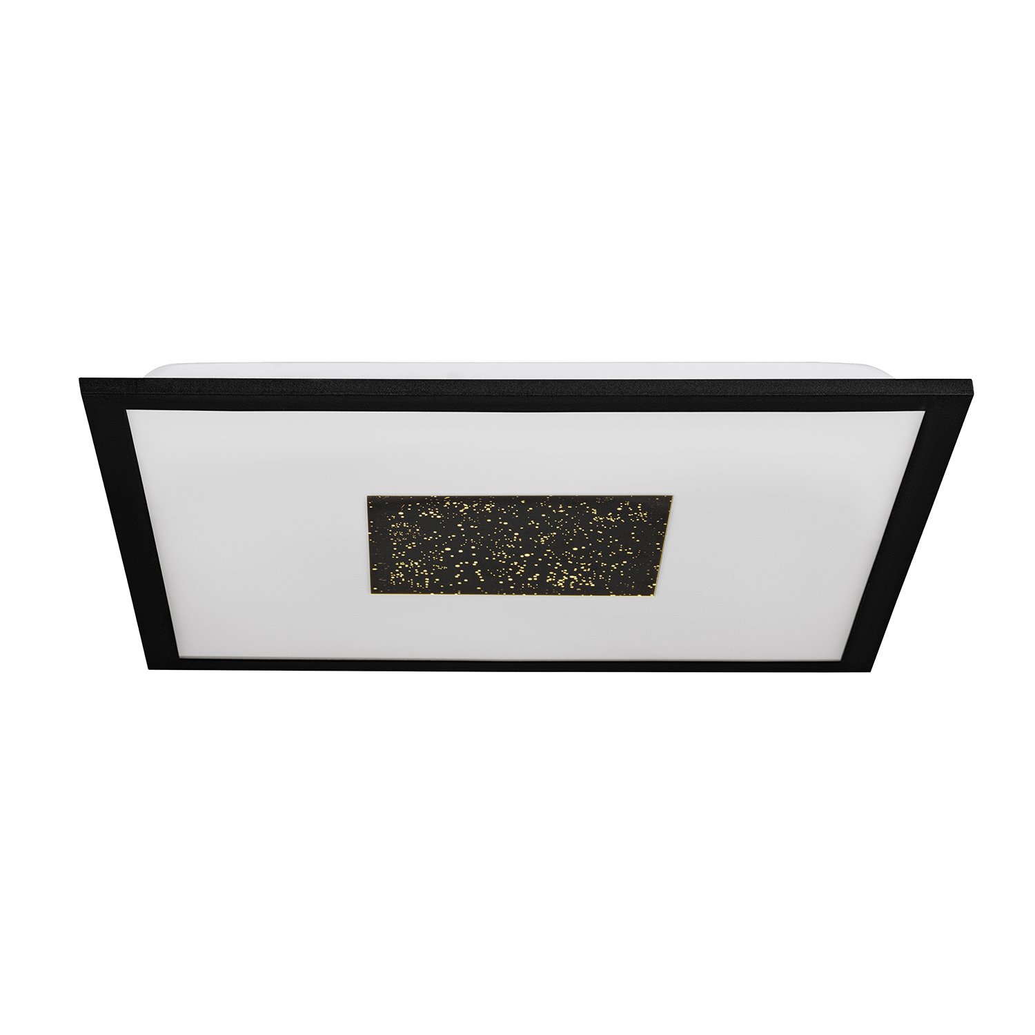 Plafoniera Contemporanea Marmorata Alluminio Nero Luce Led Integrato 19W 900559