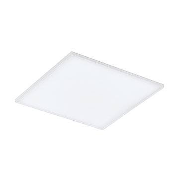 Plafoniera Contemporanea Trupiana Alluminio Bianco Luce Led Integrato 20,5W