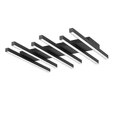 Plafoniera Minimal Padulari Alluminio Nero Luce Led Integrato 25,6W Plafoniera Minimal Padulari Alluminio Nero Luce Led Integrato 25,6W