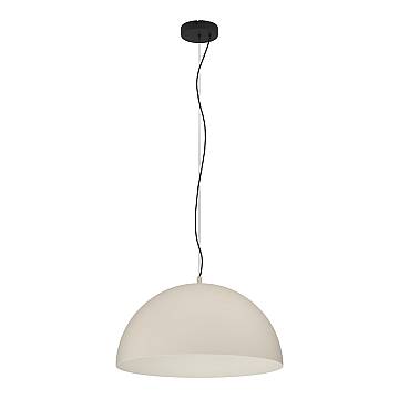 Lampadario A Sospensione Contemporaneo Gaetano 1 Acciaio Nero Sabbia 1 Luce E27