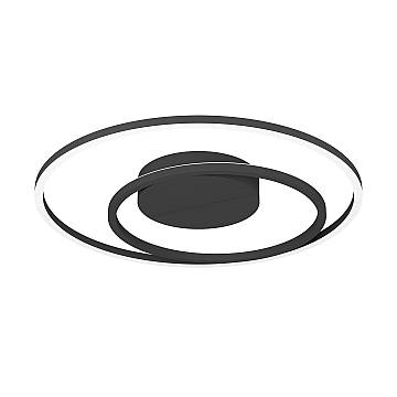 Plafoniera Moderna Calagrano-Z Alluminio Nero Luce Led Integrato 21,5W Plafoniera Moderna Calagrano-Z Alluminio Nero Luce Led Integrato 21,5W