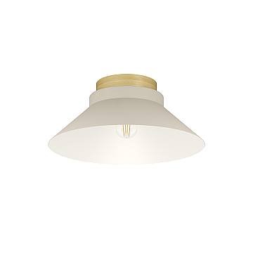 Plafoniera Minimal Moharras Legno Marrone 1 Luce E27 Plafoniera Minimal Moharras Legno Marrone 1 Luce E27