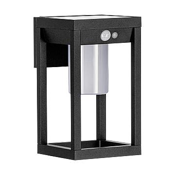 Applique Sensore Esterno Contemporanea Martano Alluminio Nero Led Applique Sensore Esterno Contemporanea Martano Alluminio Nero Led