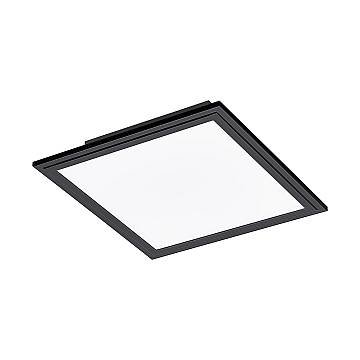 Plafoniera Moderna Salobrena 1 Alluminio Nero Luce Led Integrato 14W