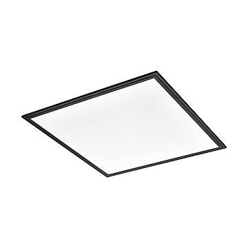 Plafoniera Moderna Salobrena 1 Alluminio Nero Led Integrato 33W