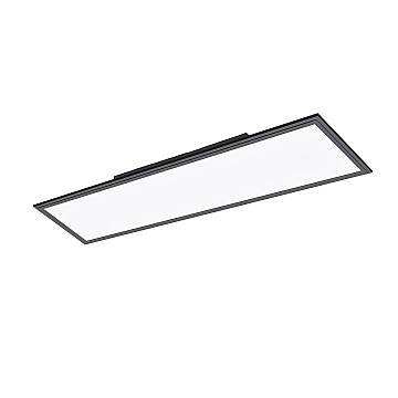 Plafoniera Moderna Salobrena 1 Alluminio Nero Luce Led Integrato 33W