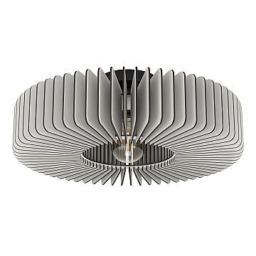 Plafoniera Moderna Palombaia Acciaio Nero 1 Luce E27
