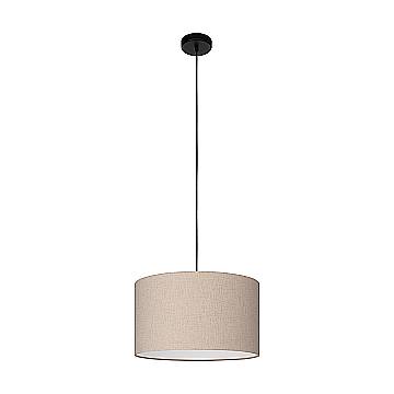 Lampadario A Sospensione 900859 Feniglia Acciaio Nero 1 Luce E27