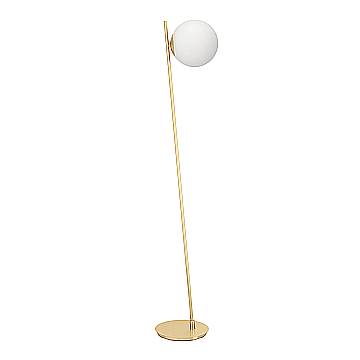 Piantana Minimal Rondo 4 Acciaio Ottone Spazzolato 1 Luce E27