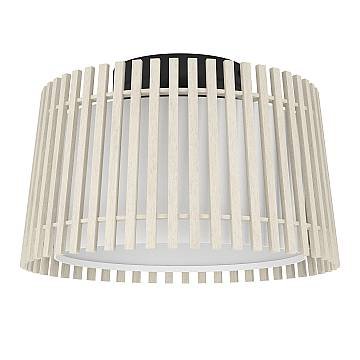 Plafoniera Contemporanea Fattoria Acciaio Nero 1 Luce E27