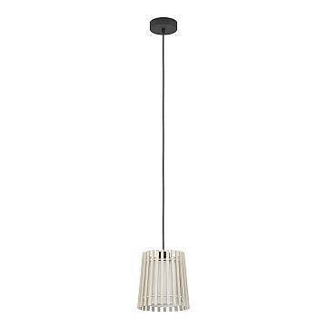 Lampadario A Sospensione Contemporaneo Fattoria Acciaio Nero 1 Luce E27