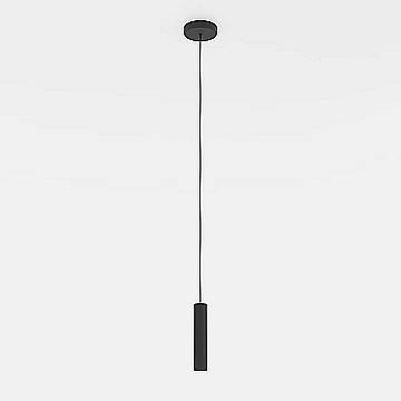 Lampadario A Sospensione Moderno Almudaina Acciaio Nero 1 Luce Led 5W 480Lm