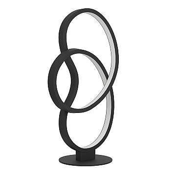 Lampada Da Tavolo Contemporanea Gianella Alluminio Nero Luce Led Integrato 14,5W Lampada Da Tavolo Contemporanea Gianella Alluminio Nero Luce Led Integrato 14,5W