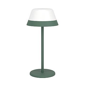 Lampade Da Tavolo Esterno Moderna Meggiano Policarbonato Verde E Bianco Led