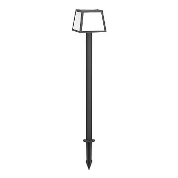 Luce Solare Esterno Picchetto Alto Moderno Altilia Policarbonato Nero Led Luce Solare Esterno Picchetto Alto Moderno Altilia Policarbonato Nero Led