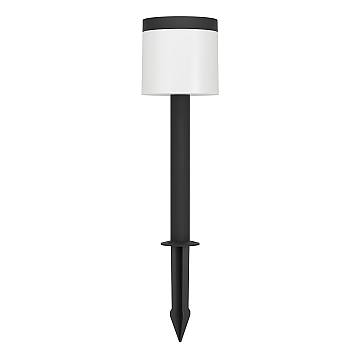 Luce Solare Picchetto Esterno Moderna Pantete Policarbonato Nero E Bianco Led Luce Solare Picchetto Esterno Moderna Pantete Policarbonato Nero E Bianco Led