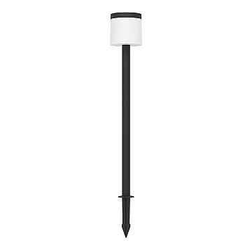 Luce Solare Picchetto Esterno Moderna Pantete Policarbonato Nero Led Luce Solare Picchetto Esterno Moderna Pantete Policarbonato Nero Led