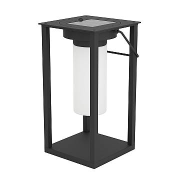 Luce Solare Esterno Contemporanea Usigni Policarbonato Nero E Bianco Led Luce Solare Esterno Contemporanea Usigni Policarbonato Nero E Bianco Led