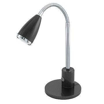 Lampada Da Tavolo Contemporanea Fox Acciaio Antracite 1 Luce Gu10 2,8W Lampada Da Tavolo Contemporanea Fox Acciaio Antracite 1 Luce Gu10 2,8W