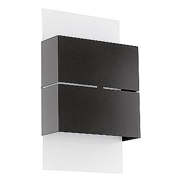 Applique Esterno Moderna Kibea Metallo Bianco E Antracite Led