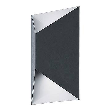 Applique Esterno Moderna Predazzo Metallo Bianco Led
