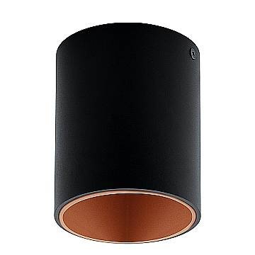 Plafoniera Minimal Polasso Alluminio Nero Luce Led Integrato 3,3W Ip20 Plafoniera Minimal Polasso Alluminio Nero Luce Led Integrato 3,3W Ip20