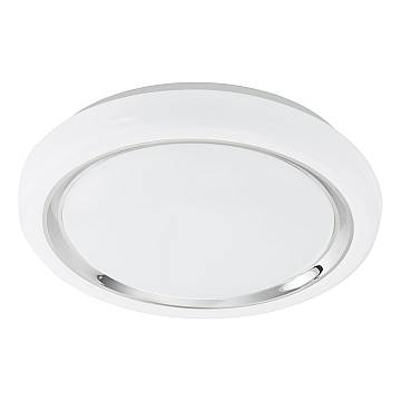 Plafoniera Moderna Capasso Acciaio Bianco Luce Led Integrato 18W Plafoniera Moderna Capasso Acciaio Bianco Luce Led Integrato 18W