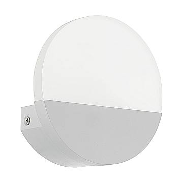 Applique Minimal Metrass 1 Alluminio Bianco 1 Luce Led Integrato 4,5W