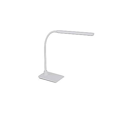 Lampada Da Tavolo Moderna Laroa Policarbonato Bianco Luce Led Integrato 4,2W