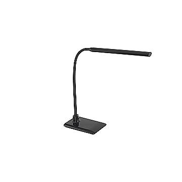 Lampada Da Tavolo Moderna Laroa Policarbonato Nero Luce Led Integrato 4,2W