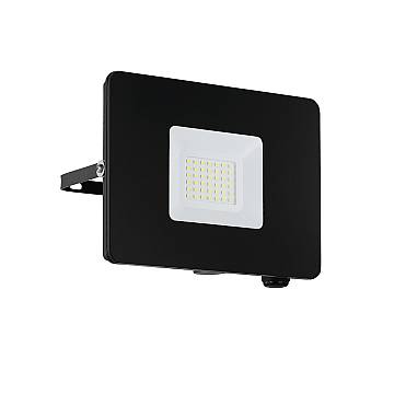 Faretto Esterno Moderno Faedo 3 Alluminio Nero Vetro Led