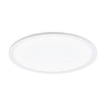 Plafoniera Moderna Sarsina Alluminio Bianco Luce Led Integrato 28W