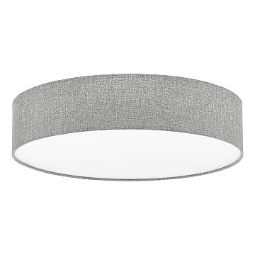 Plafoniera Moderna Pasteri Acciaio Bianco 3 Luci E27 Ip20
