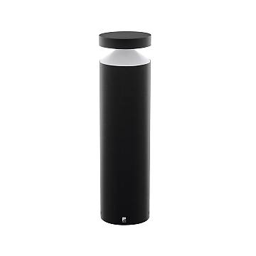 Paletto Esterno Moderna Melzo Alluminio Nero Policarbonato Trasp Led Paletto Esterno Moderna Melzo Alluminio Nero Policarbonato Trasp Led