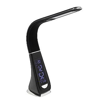 Lampada Da Tavolo Moderna Cognoli Policarbonato Nero Luce Led Integrato 4,4W