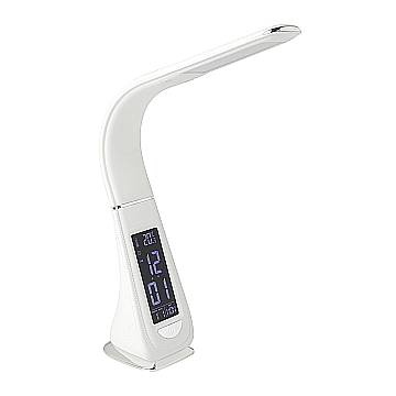 Lampada Da Tavolo Moderna Cognoli Policarbonato Bianco Luce Led Integrato 4,4W