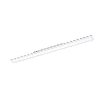Plafoniera Moderna Salobrena 1 Alluminio Bianco Luce Led Integrato 38W