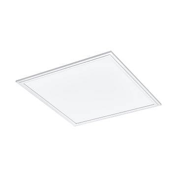 Plafoniera Moderna Salobrena 1 Alluminio Bianco Luce Led Integrato 21,5W