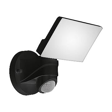Applique Esterno Moderna Pagino Policarbonato Nero Led