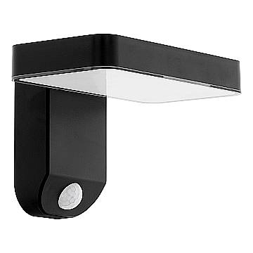 Applique Esterno Moderna Pastion Policarbonato Nero Led
