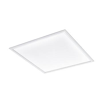 Plafoniera Moderna Salobrena-A Alluminio Bianco Luce Led Integrato 30W Ip20