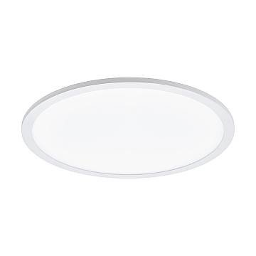 Plafoniera Moderna Sarsina-A Alluminio Bianco Luce Led Integrato 21,5W