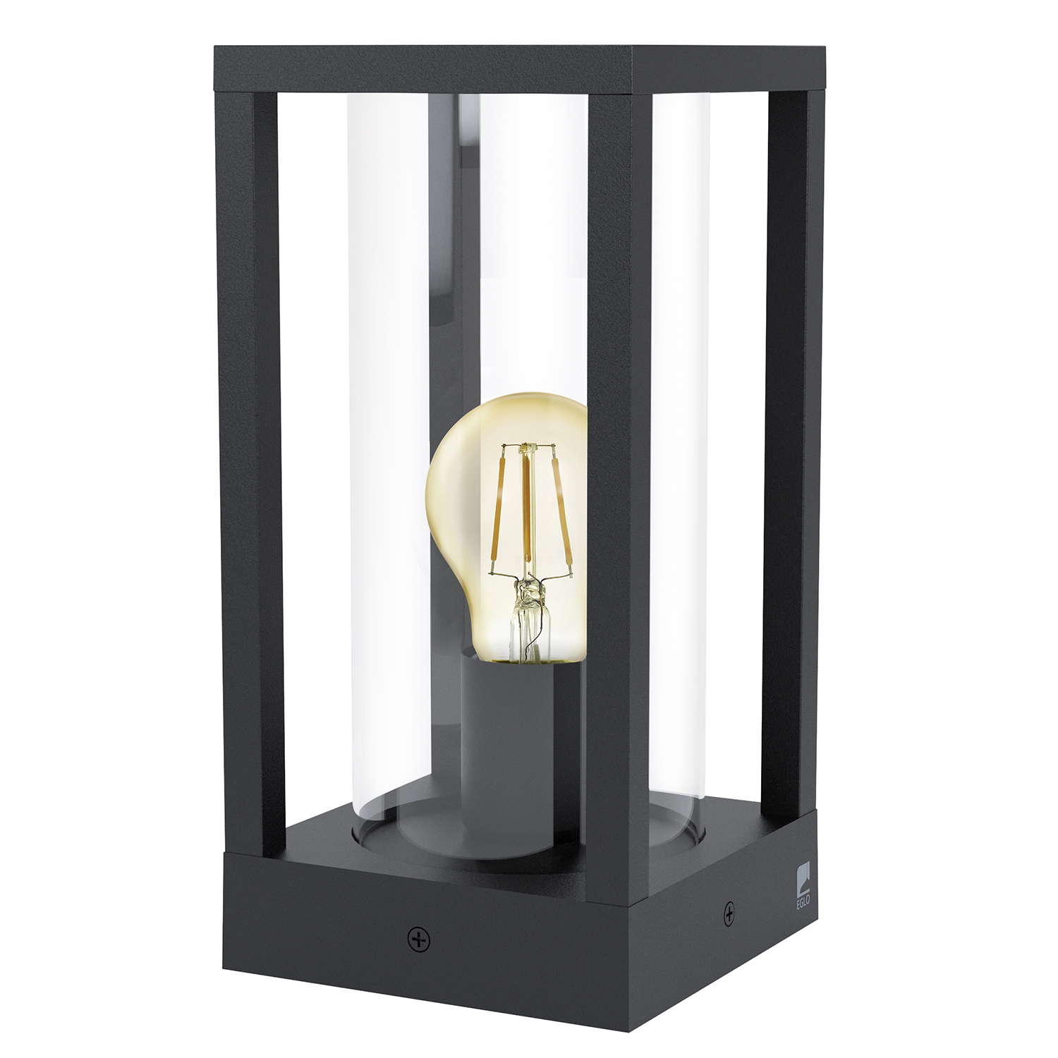 Piantana Esterno Contemporaneo Cascinetta Alluminio Nero E27 98714