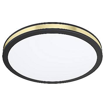 Plafoniera Moderna Pescaito Acciaio Nero Luce Led Integrato 10W