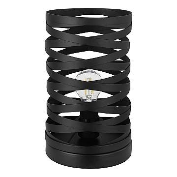 Lampada Da Tavolo Contemporanea Cremella Acciaio Nero 1 Luce E27 Lampada Da Tavolo Contemporanea Cremella Acciaio Nero 1 Luce E27