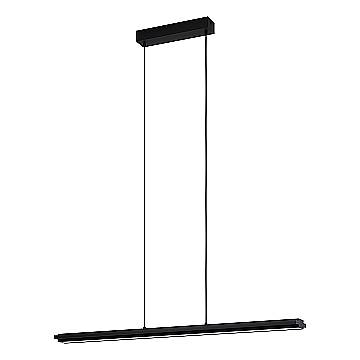 Lampadario A Sospensione Moderno Cambulos Acciaio Nero 2 Luci Led 17W 4300Lm Lampadario A Sospensione Moderno Cambulos Acciaio Nero 2 Luci Led 17W 4300Lm