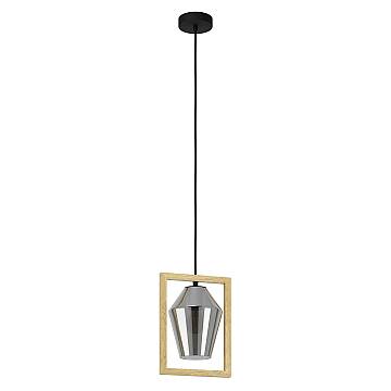Lampadario A Sospensione Contemporaneo Viglioni Acciaio Nero Vetro 1 Luce E27 Lampadario A Sospensione Contemporaneo Viglioni Acciaio Nero Vetro 1 Luce E27