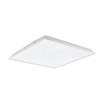 Plafoniera Contemporanea Urtebieta Acciaio Bianco Luce Led Integrato 32W Ip20